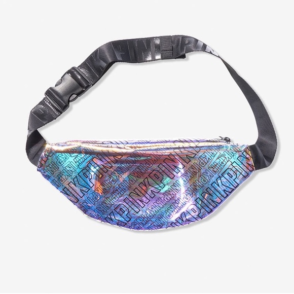NEW!!  VS PINK iridescent fanny pack! - Picture 2 of 4